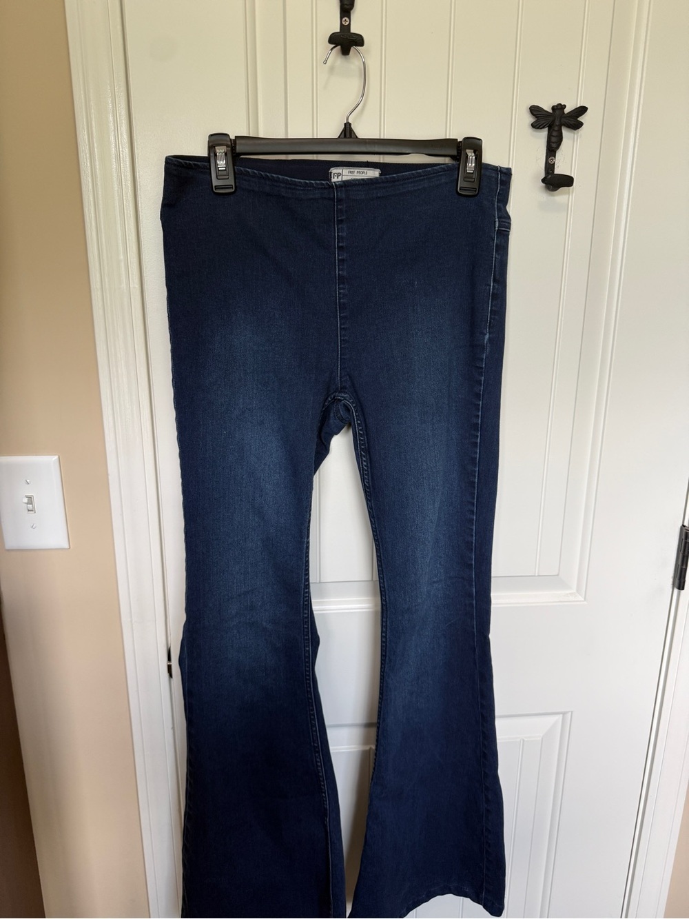 Free People Dark Blue Flare Jeans